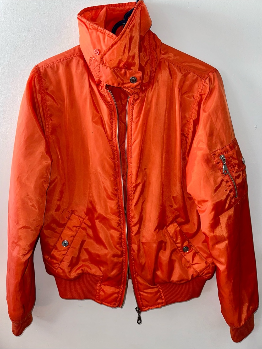 F-21 ORANGE BOMBER JACKET